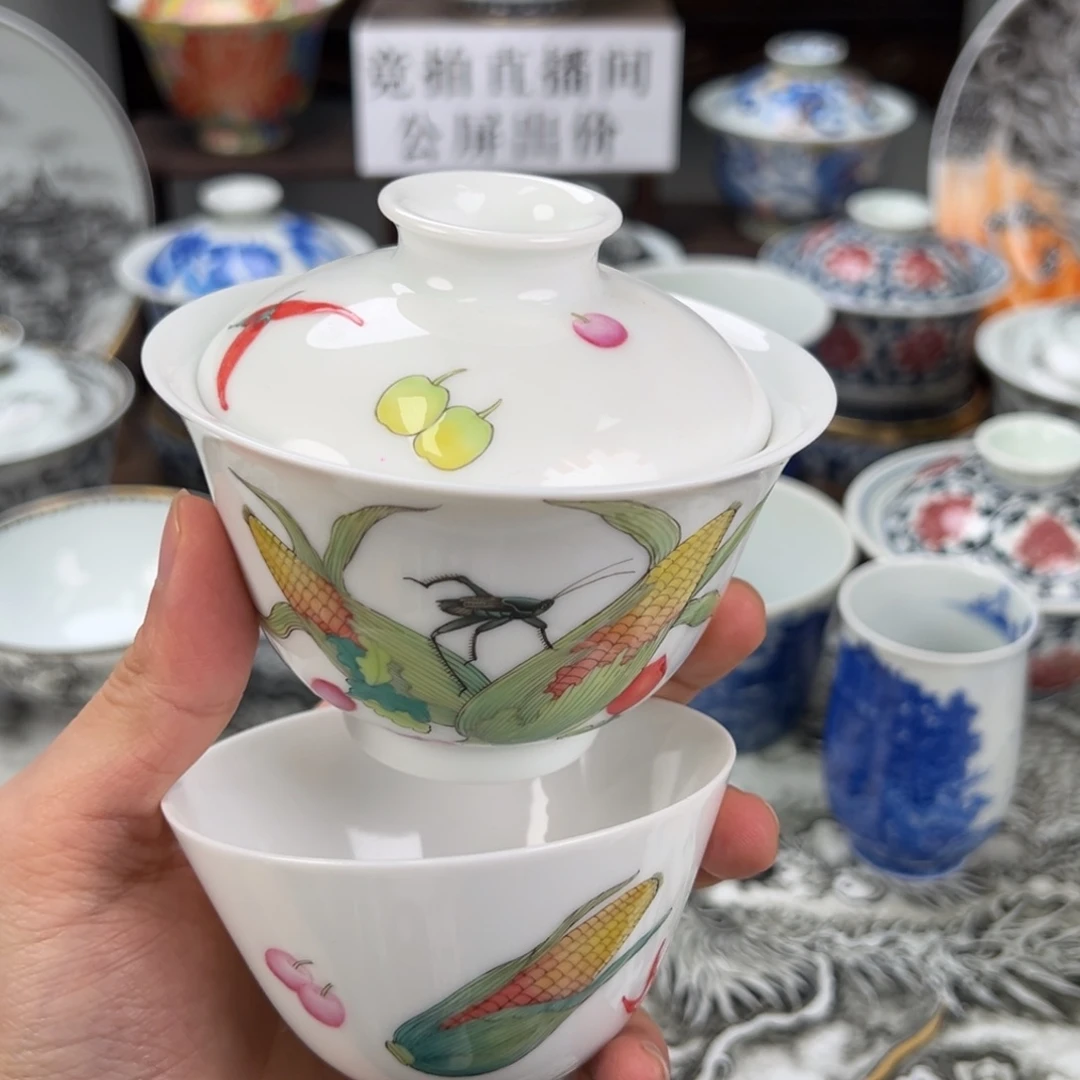 无***G景德镇手工手绘陶瓷