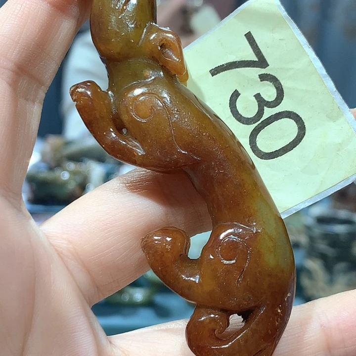 和田玉未镶嵌车挂