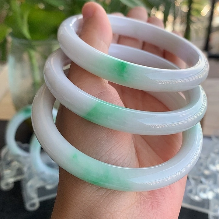 未镶嵌手链翡翠60圈圆条