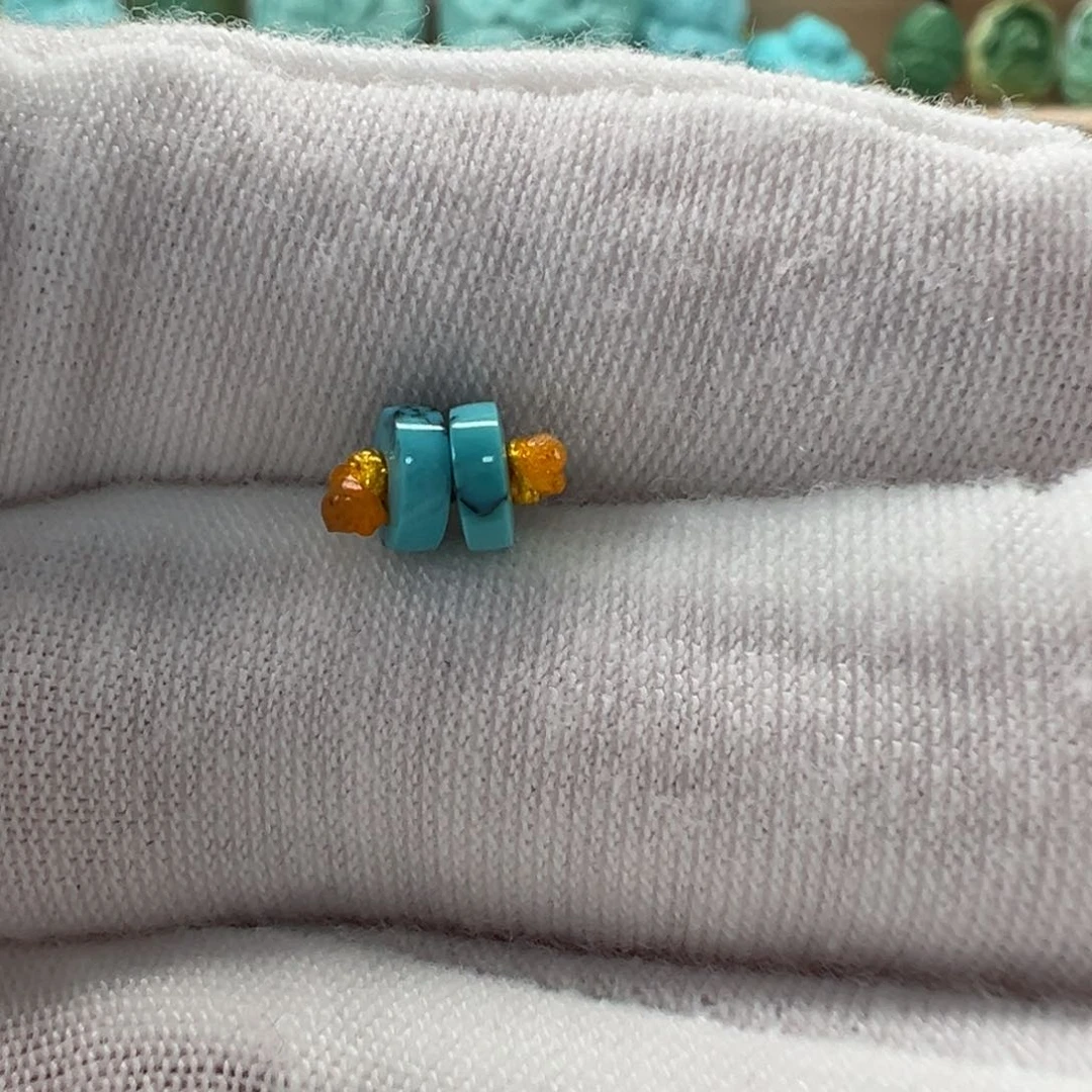 未镶嵌绿松石隔片5mm