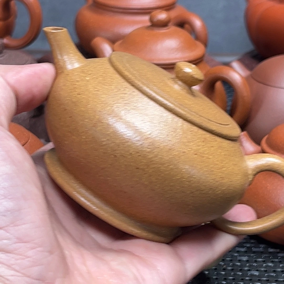 紫砂茶壶紫砂艺术茶具套装黄金段