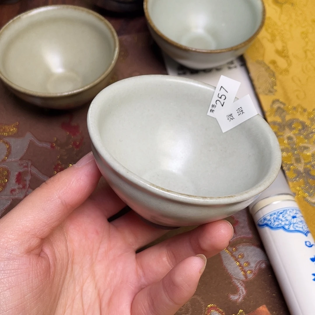 茶盏257 福临号建盏薄胎微瑕
