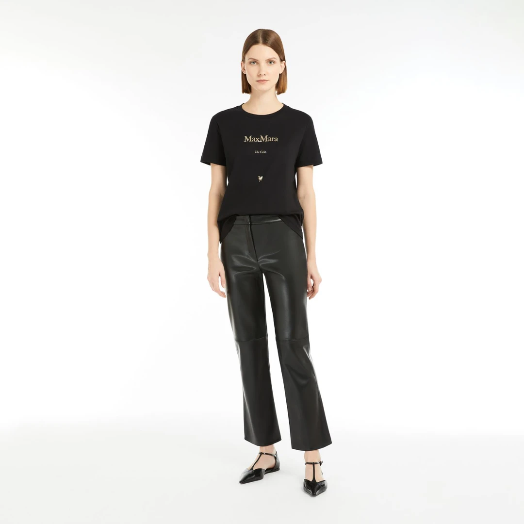 全新未使用 MaxMara 【国现】女士春夏新品短袖T恤 Quieto 011