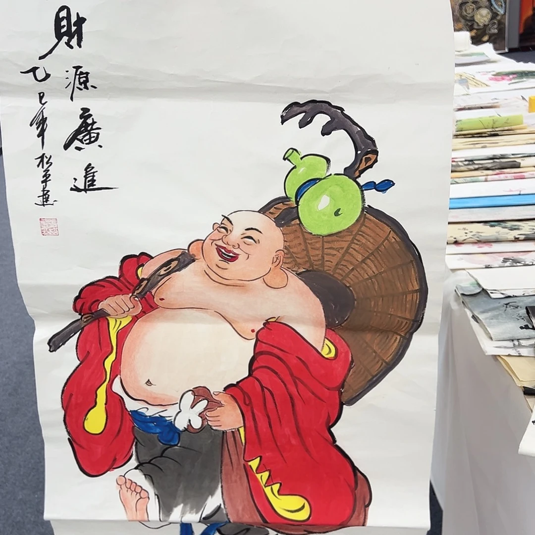 国画事事顺心如意万事如意