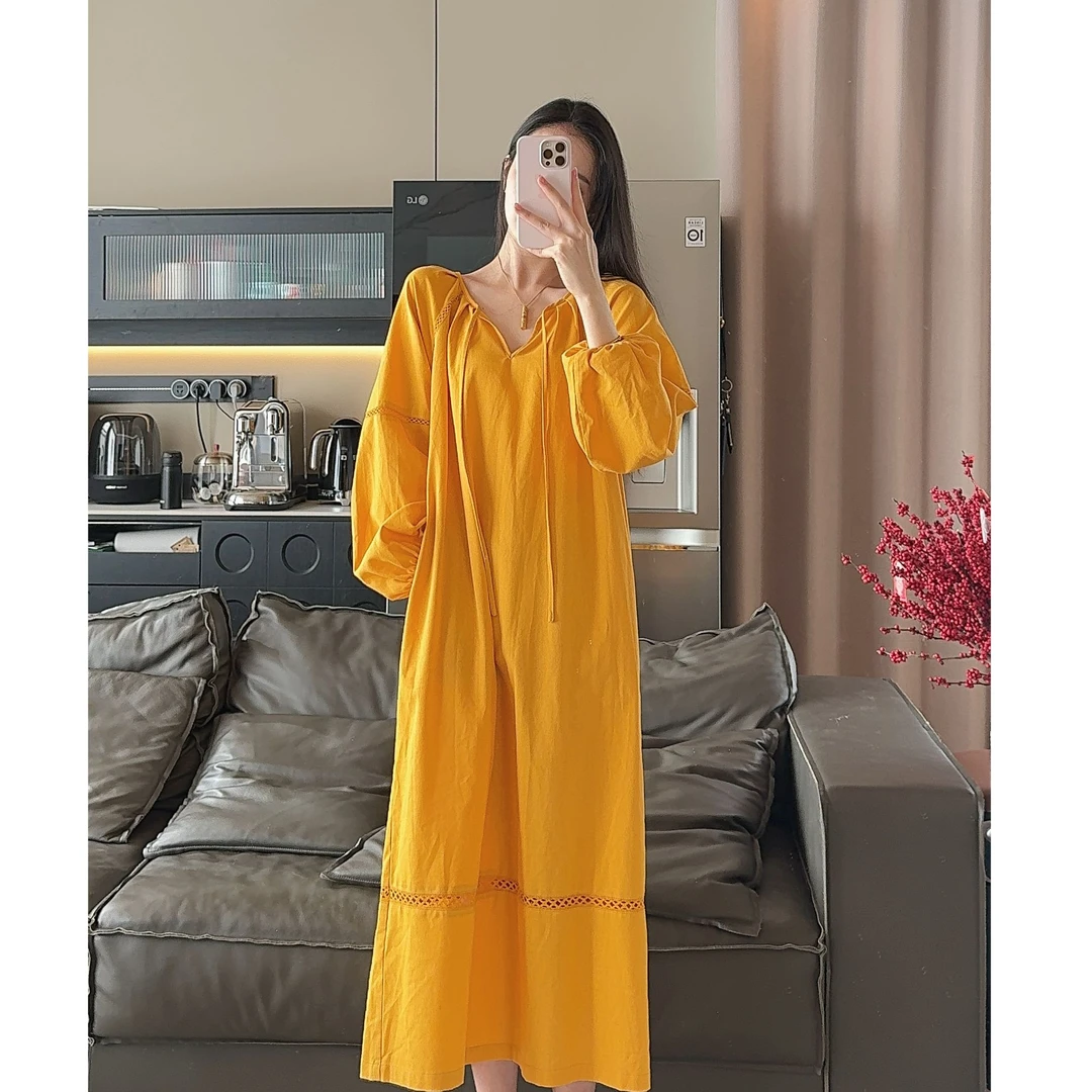 Zwinnie/詹维尼【姜黄】连衣裙 GHH202501