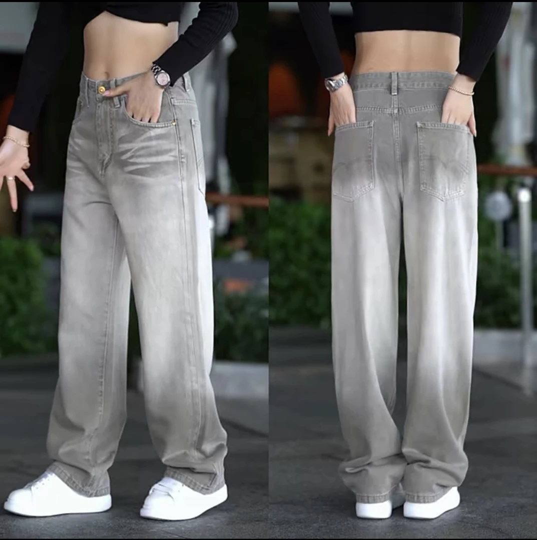 美式复古牛仔裤男款时尚潮牌百搭直筒裤秋季新款韩版帅气休闲长裤