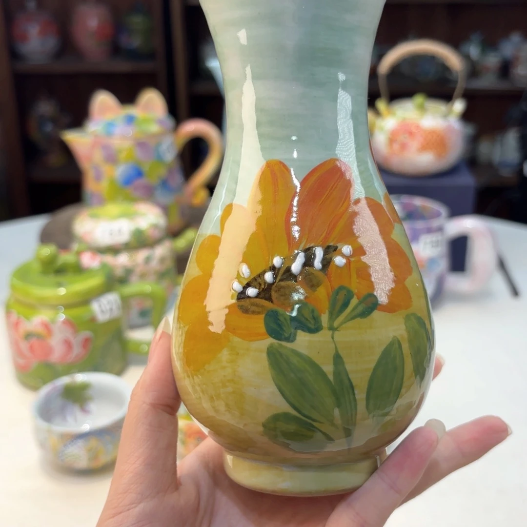 景德镇手绘高温釉下彩陶瓷茶具