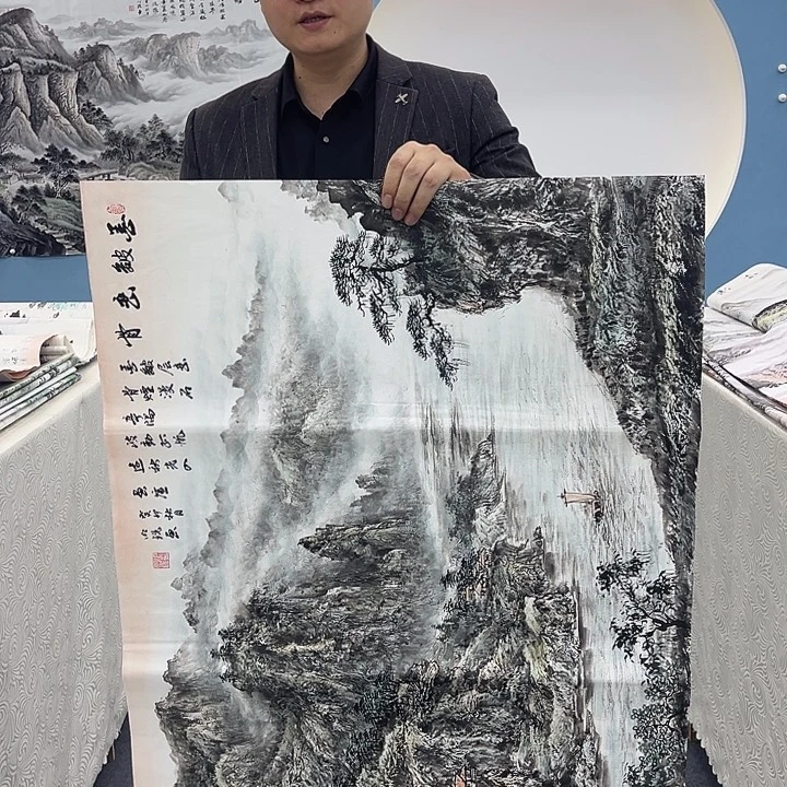 国画宣纸纯手绘作品