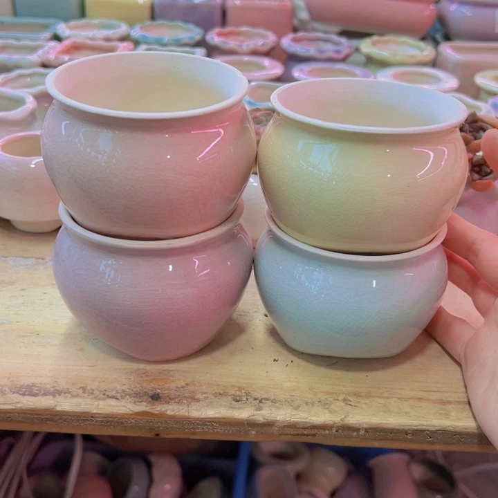 陶瓷花盆当场凑满12包邮