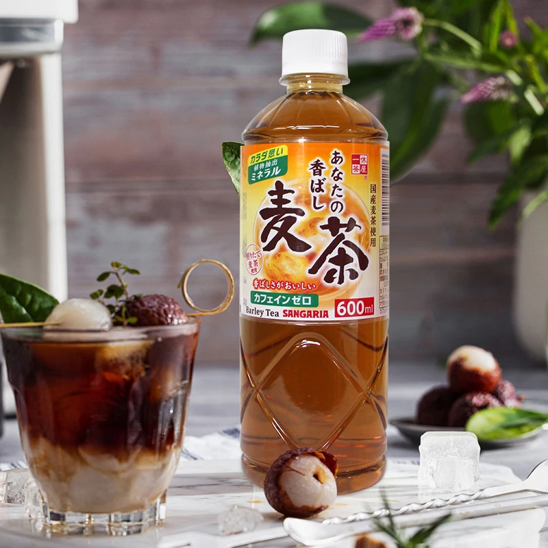 日本进口SANGARIA三佳利大麦茶饮料600ml（日期到12月30日）