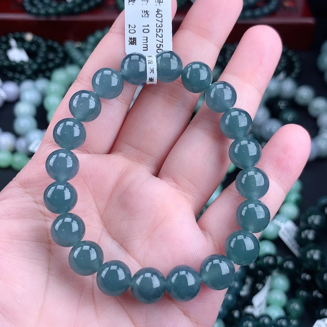天***呵翡翠未镶嵌毛衣链
