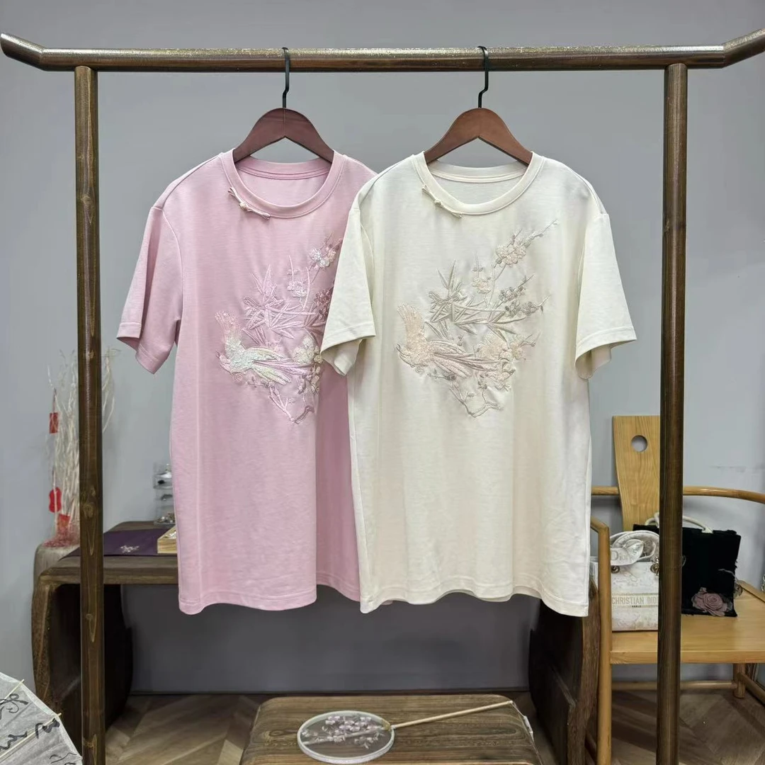 枕清风！重工刺绣国风新中式上衣！ GZ3825