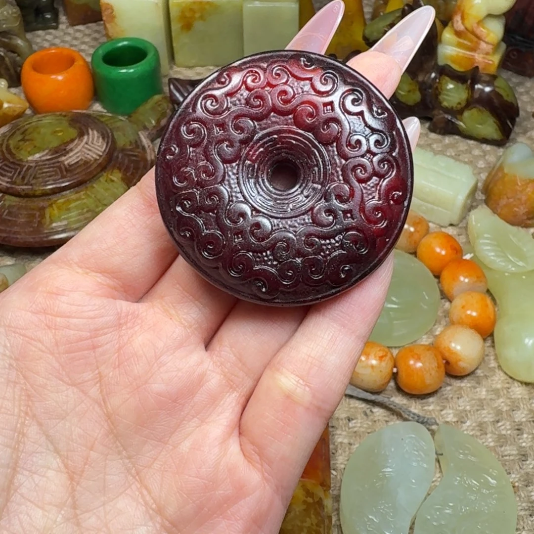 白玉菩提吊坠挂件