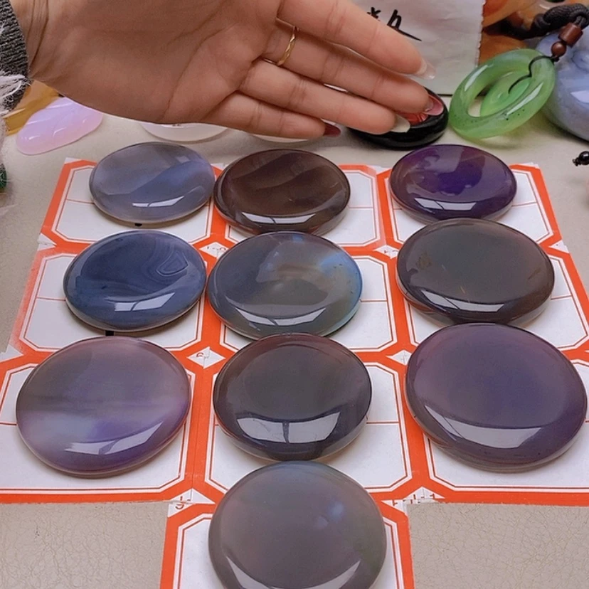 【闪购商品】未镶嵌玛瑙/玉髓珠宝半成品烟*