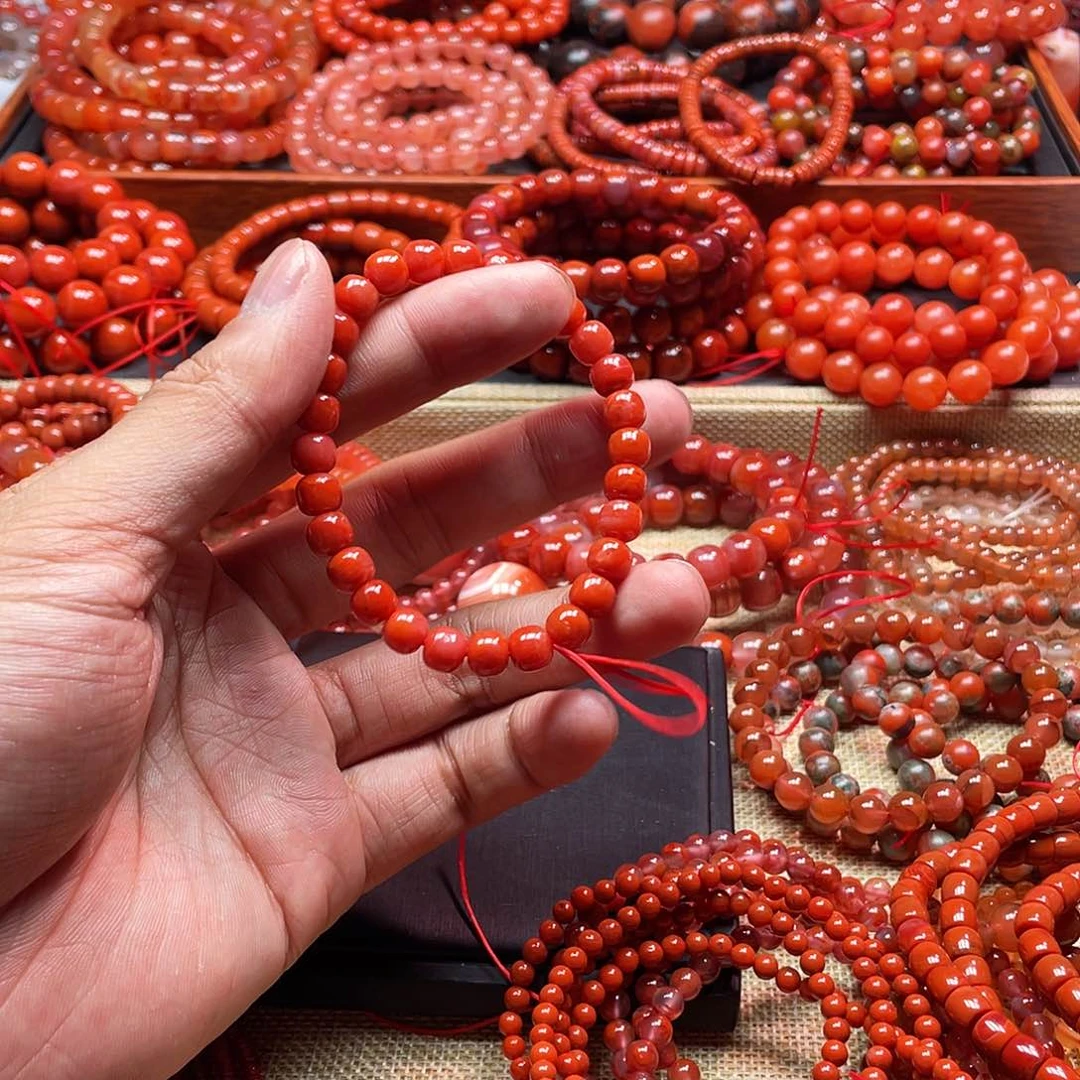 手链未镶嵌南红玛瑙