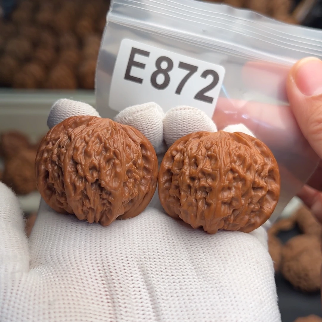 文玩核桃手串E872石子磨40