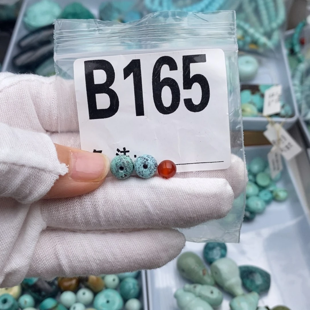 未镶嵌卡7老型一对南红玛瑙