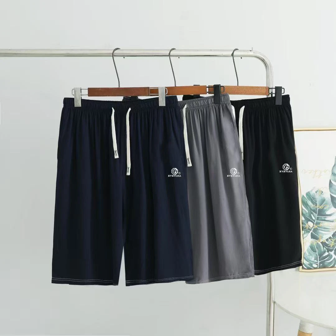 当当家-（男士人造棉）时尚百搭夏季透气宽松棉绸休闲短裤--616