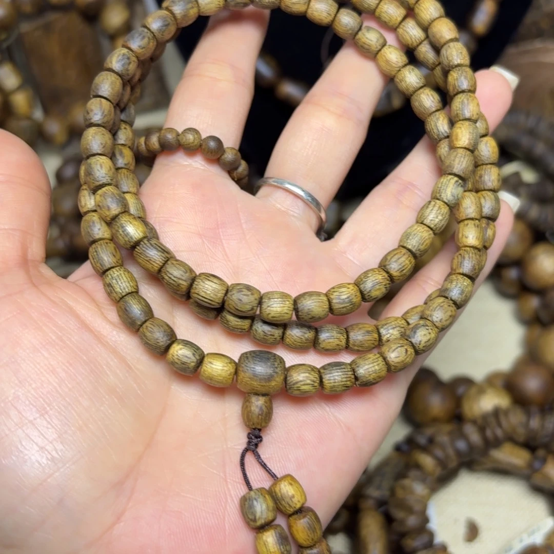 手串沉香鼓珠乌身卡6-17克多样性发货一条