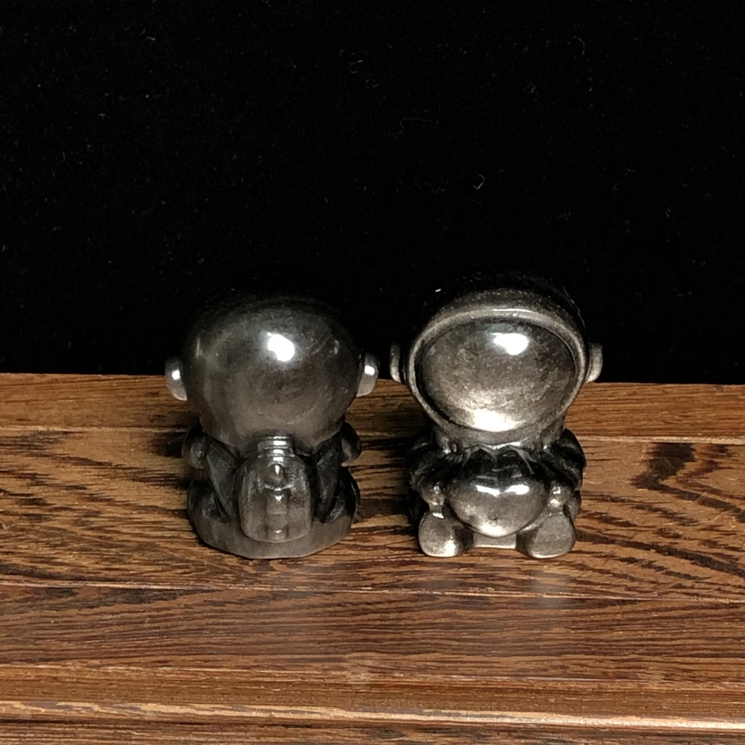 黑曜石小小星球太空人摆件K47多样性发其一