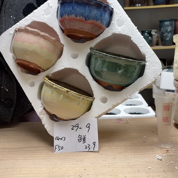 紫砂花盆多肉花盆微瑕9