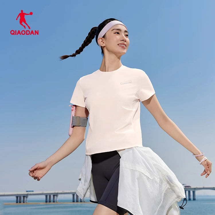 乔丹短袖T恤衫女士2025夏季新款商场同款宽松透气舒适冰感上衣