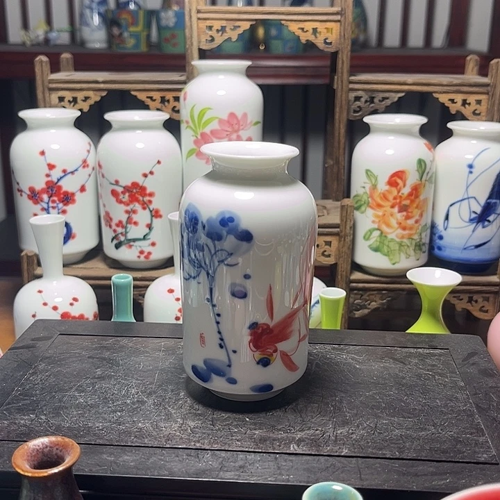 摆件陶景德镇陶瓷高10.5cm