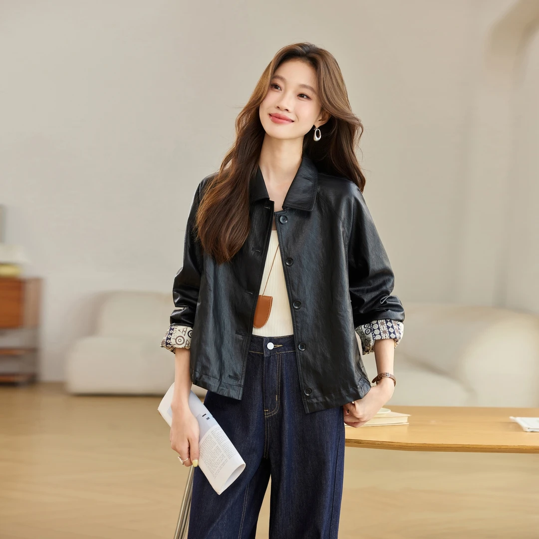 休闲薄款早秋短外套女2025年秋季新款时尚百搭高级感气质减龄上衣
