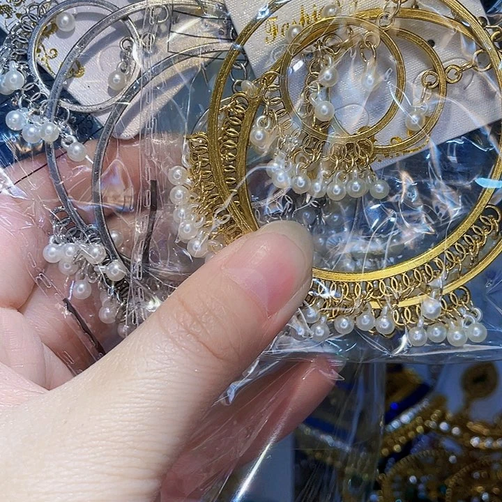 六***荣铁合金合金锆石耳坠