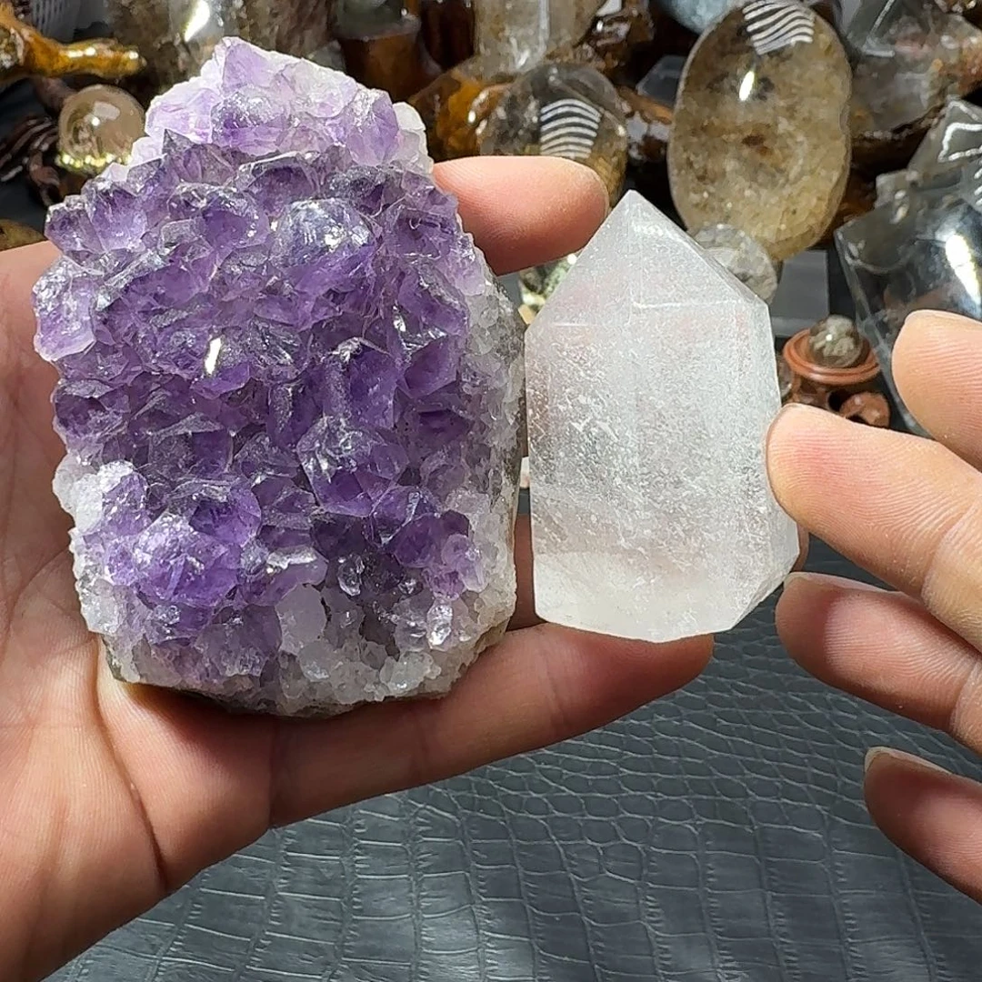 珠宝半成品水晶未镶嵌