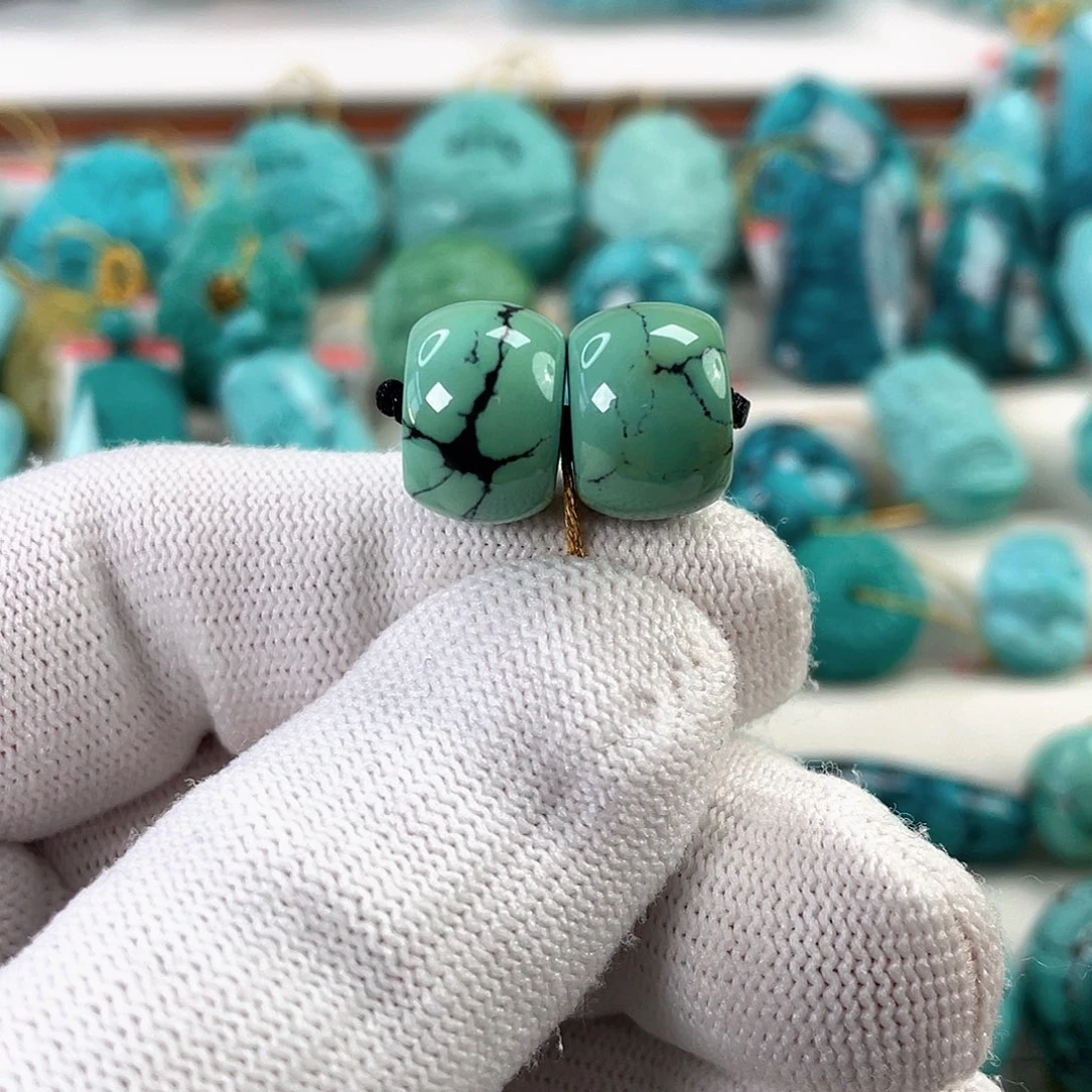 绿松石未镶嵌车挂直径13