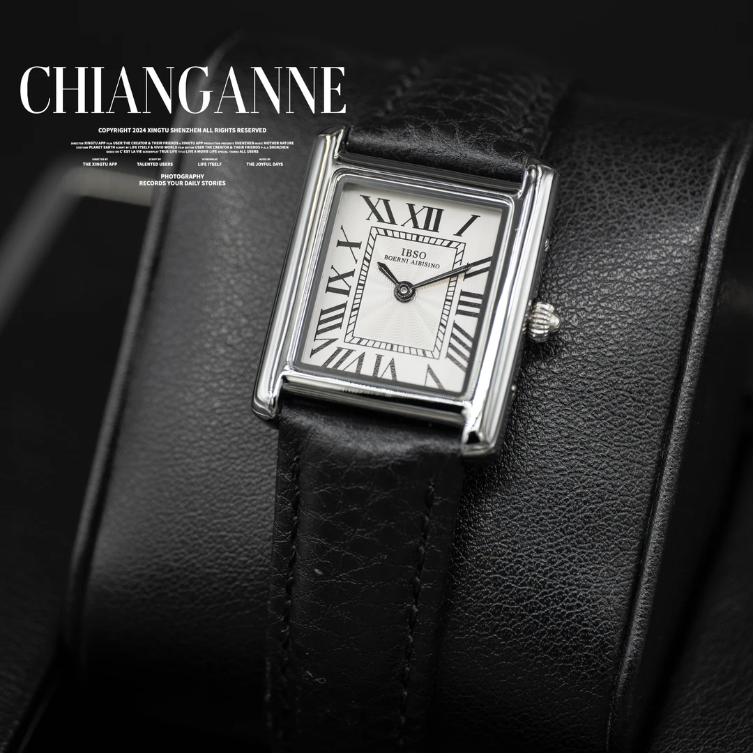 方形防水简约气质轻奢时尚钢带金属手表石英女表礼物女款百搭原装