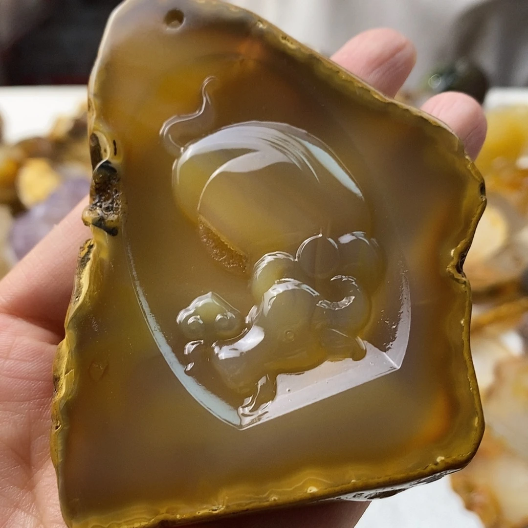 玛瑙/玉髓未镶嵌颈饰
