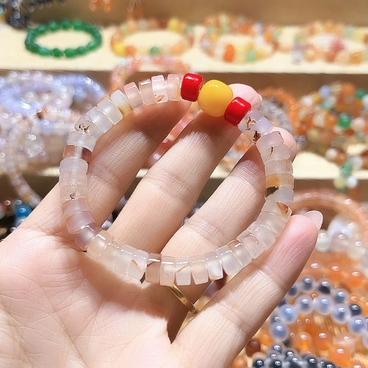 玛瑙/玉髓未镶嵌手链