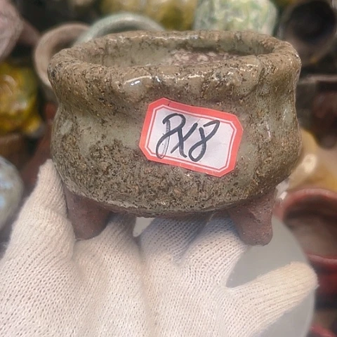 粗陶花盆手工花盆制作