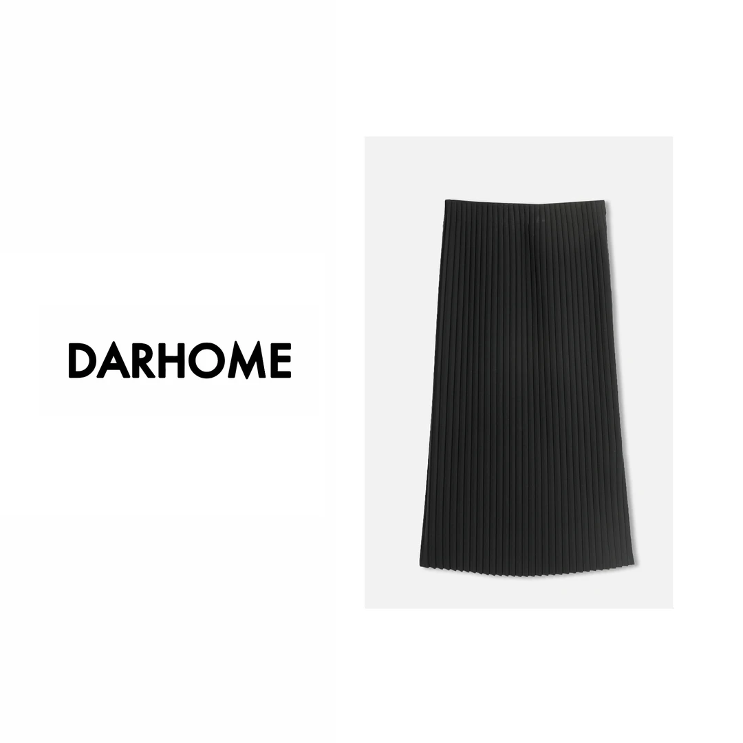 DA.R.JIA 高线【褶皱半裙】2024新款半裙210376