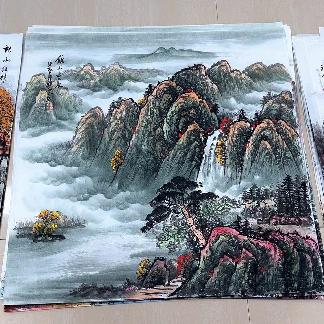 国画国画作品集一个