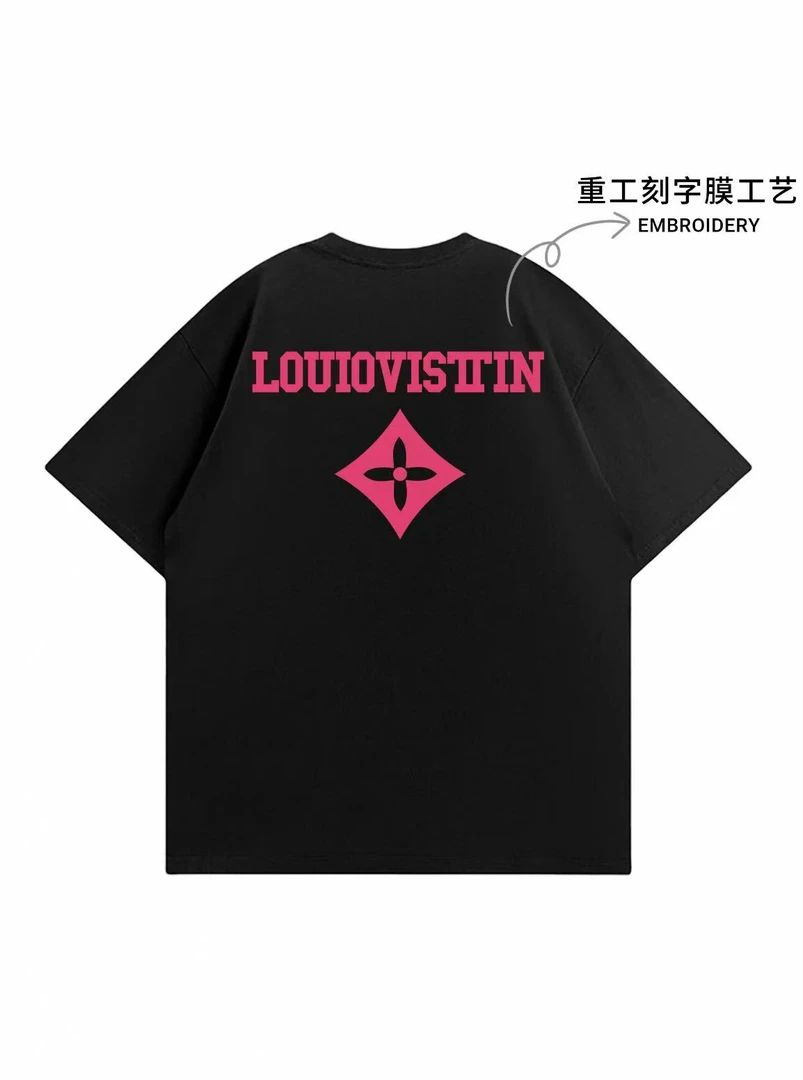 【马户-家发泡】百搭时尚半袖印花夏季韩版短袖上衣T恤圆领情侣