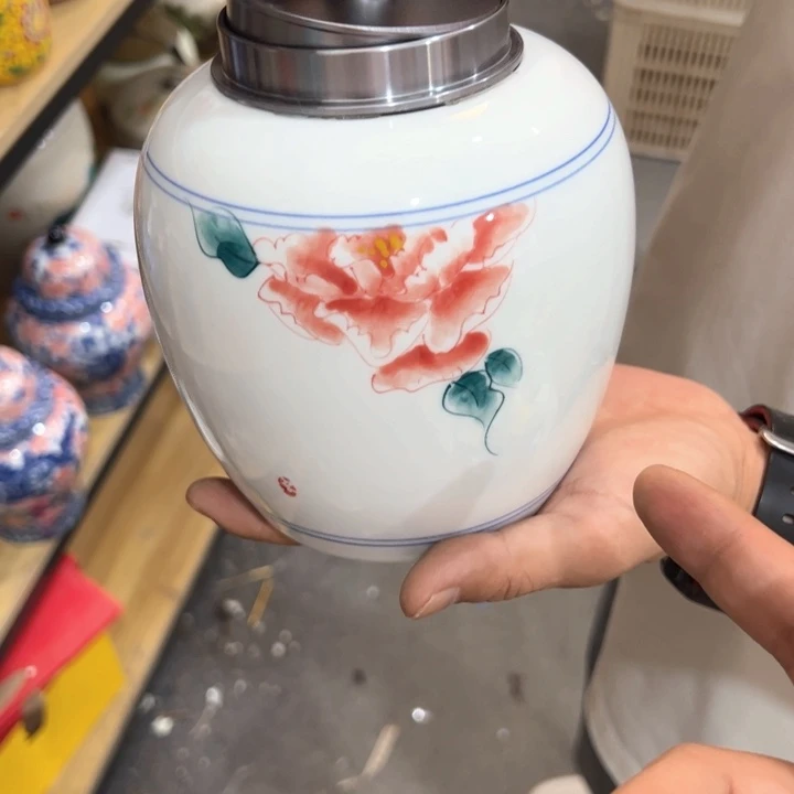 瑕疵福利品陶瓷茶叶罐
