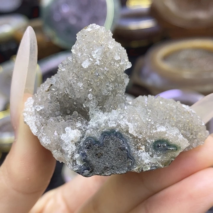 未镶嵌珠宝半成品紫晶彩晶块
