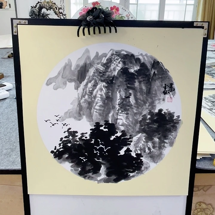 国画张圣敏先生纯手绘作品