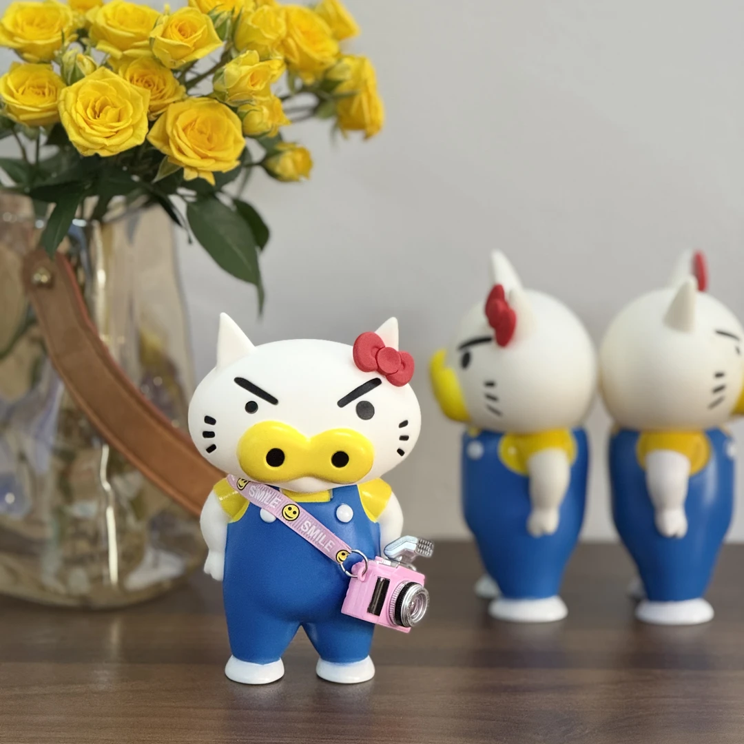 hello不理不理左卫门kitty酱可爱蜡笔小新潮玩玩具礼物手办摆件