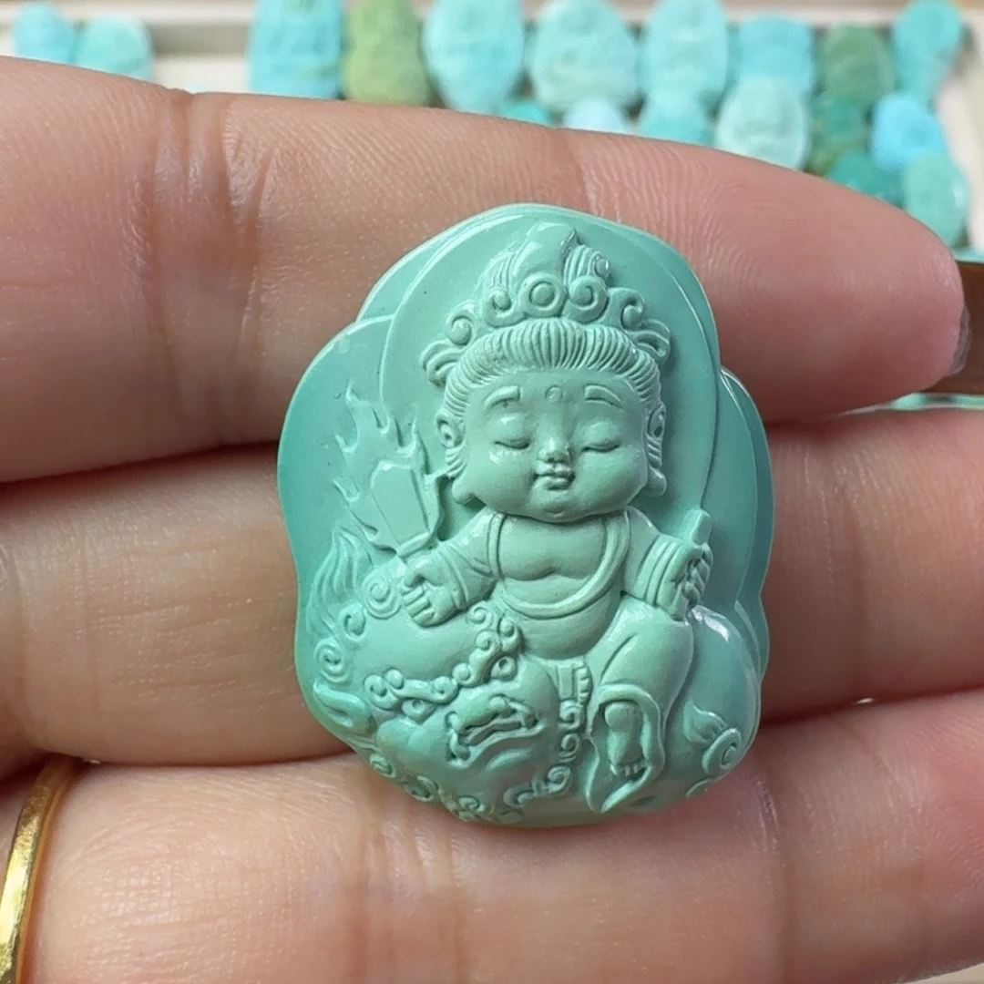 绿松石未镶嵌颈饰