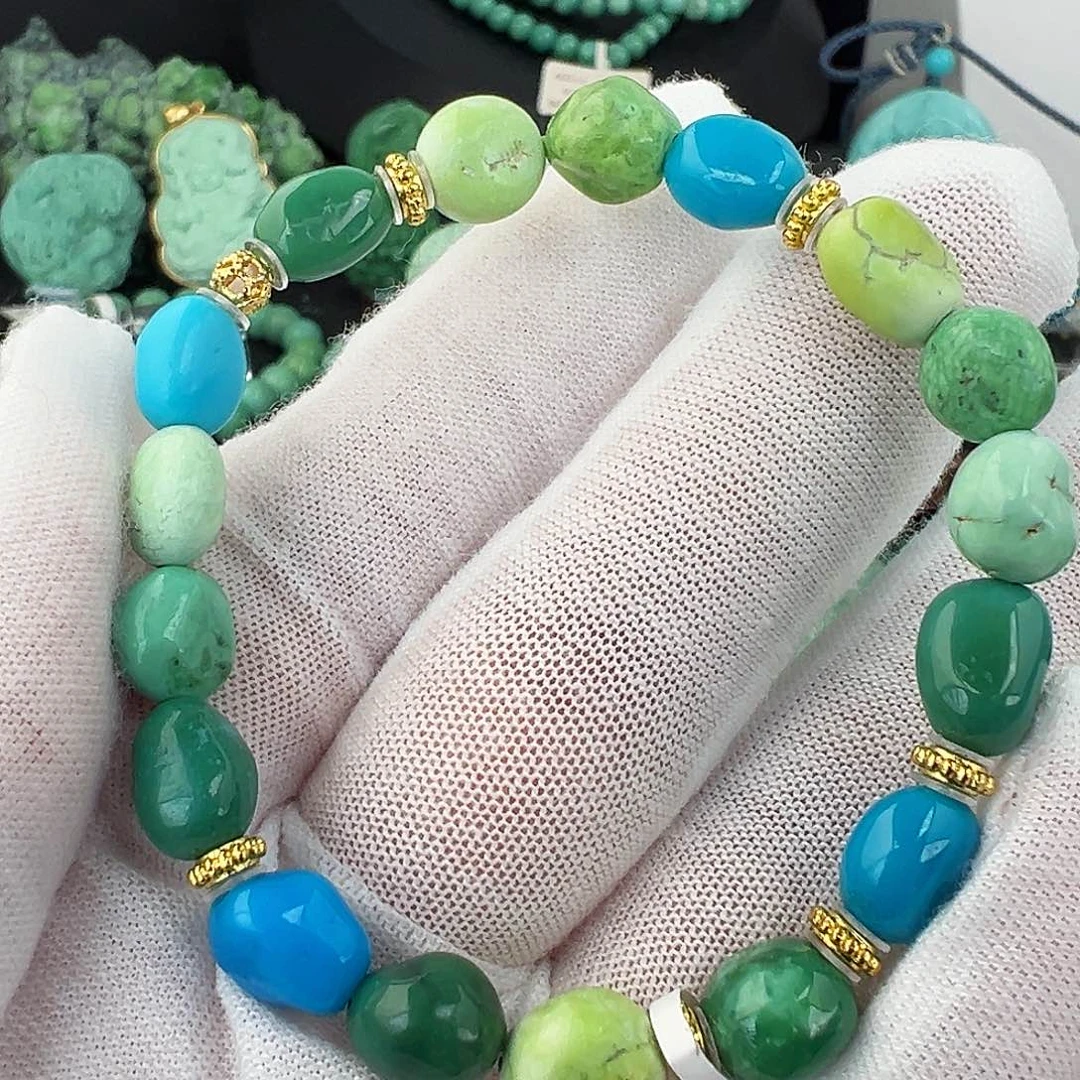 绿松石未镶嵌绿松石主播万丽