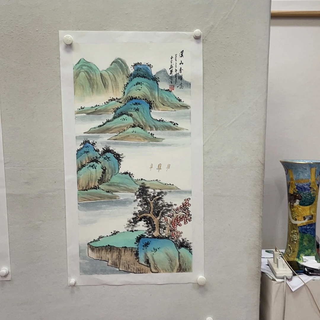 国画我们一起努力奔跑