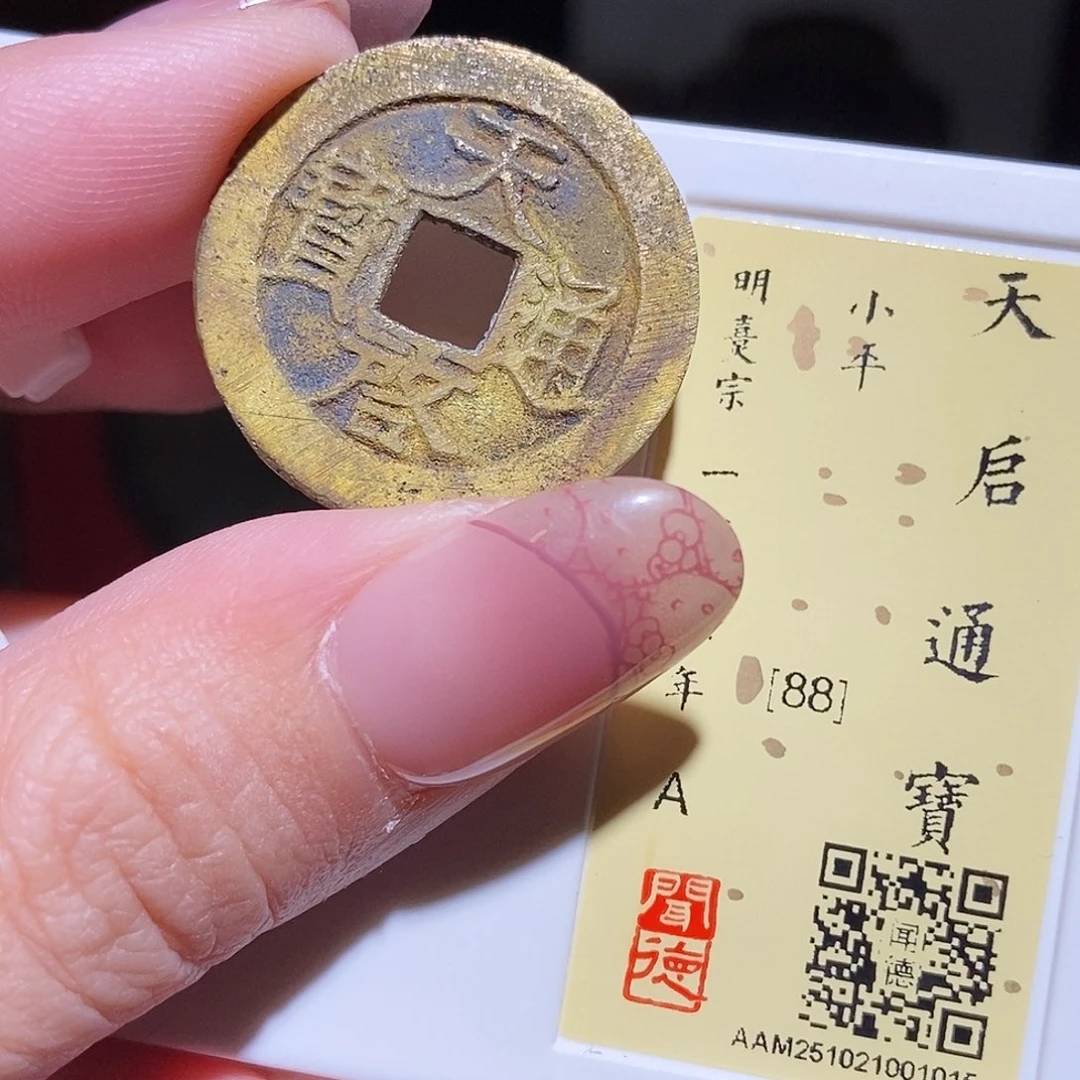 铜永通文化 明 天启通宝1015L