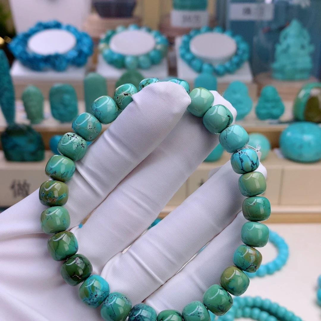 绿松石未镶嵌挂件