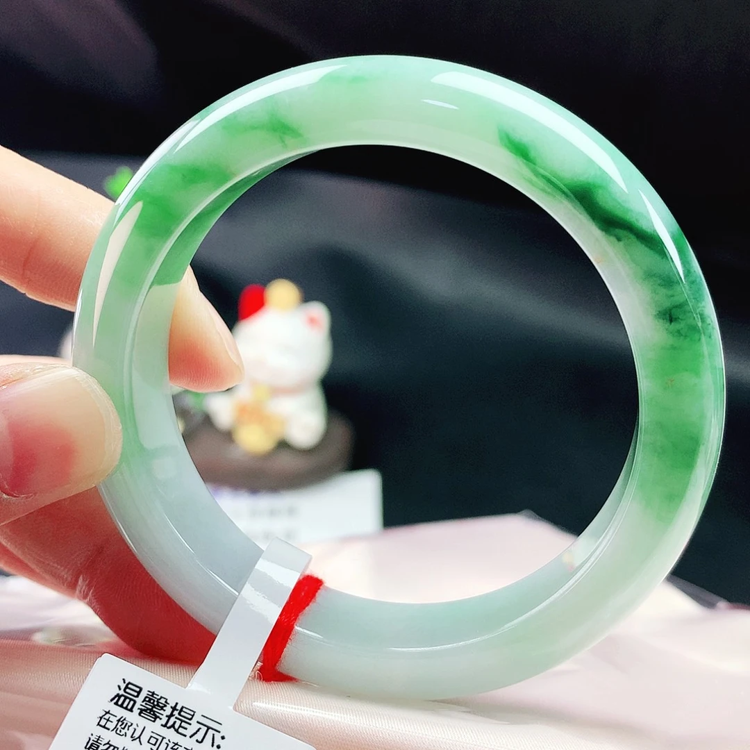 未镶嵌手镯翡翠55+圈