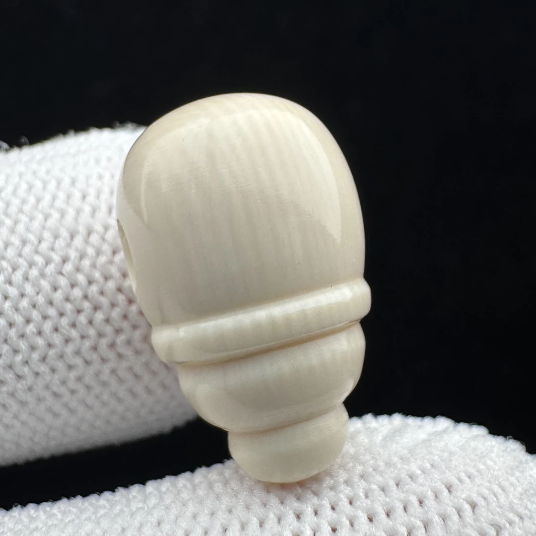 D3641天然猛犸象牙奶嘴三通11.8mm支持鉴定 假一罚四