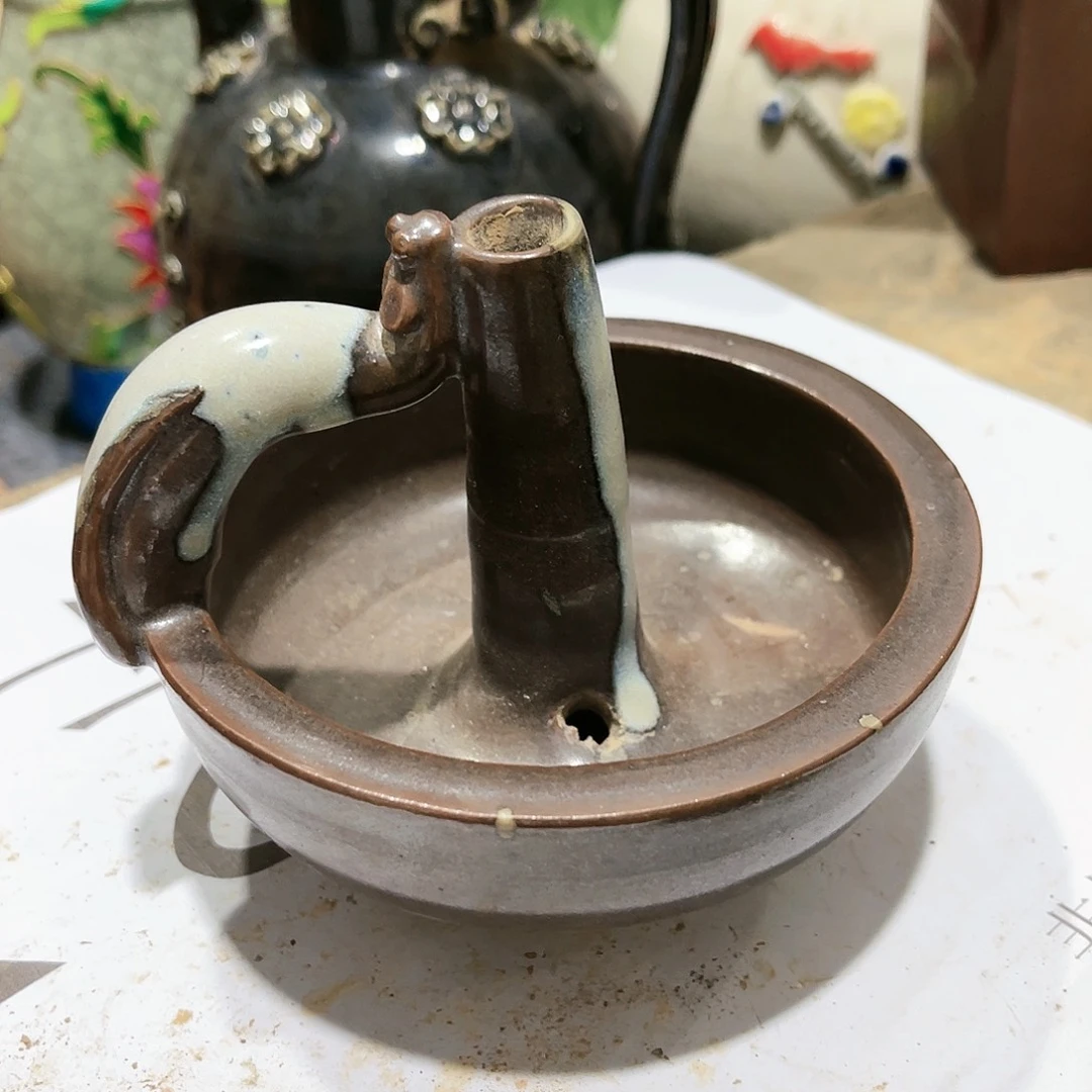 瓦当摆件摆件茶桌茶台陶瓷